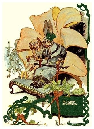 Dorothy and the King - Gallery Wrapped Canvas Art 28" x 42"