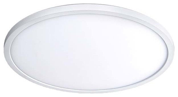 Round LED 11" Flush Mount 3500K, White