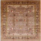 Ahgly Company Indoor Square Mid-Century Modern Area Rugs, 4' Square