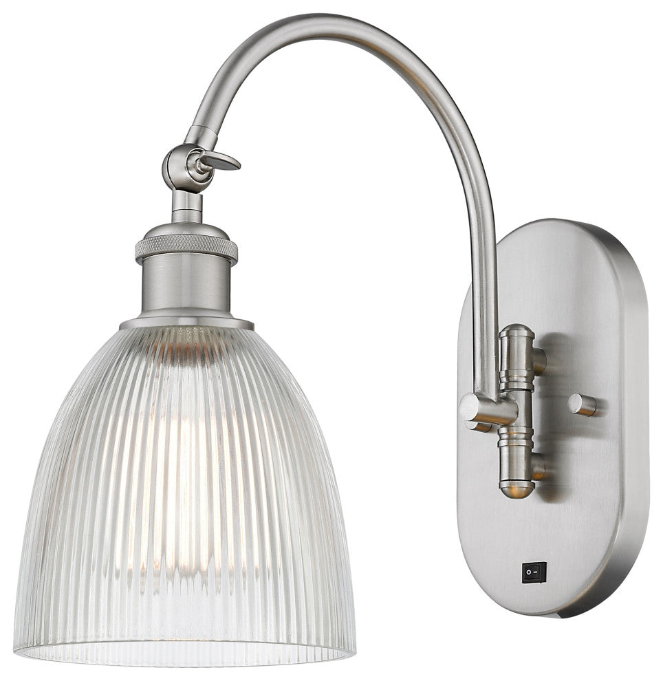 Innovations 518-1W-SN-G382-LED 1 Light 6" Sconce, Brushed Satin Nickel