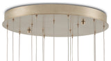 Iota Round 15-Light Multi-Drop Pendant