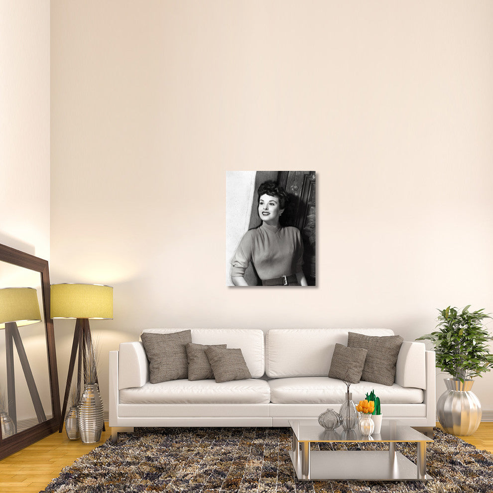 "Jean Peters" Stretched Canvas Giclee by Hollywood Photo Archive, 31x40"