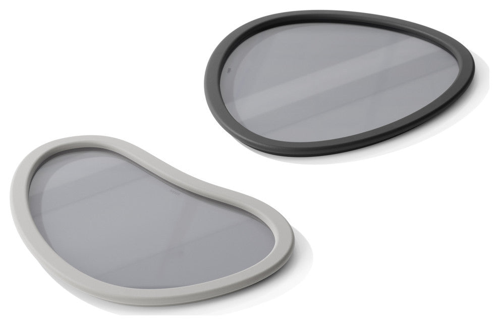 Umbra Hub Serving Trays, Set of 2 Charcoal/Grey