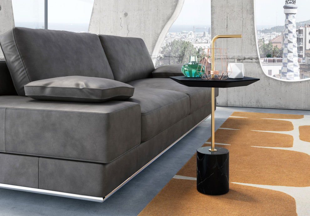 Andes Nesting Side Tables, Black Granite Quartz