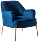 Nora Fabric Accent Chair, Navy