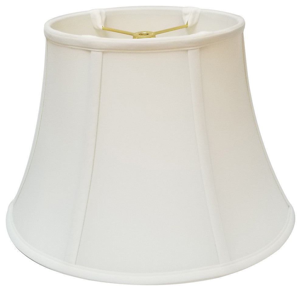 Oval Basic Lampshade, Antique Gold, White, (10.5x7.5)x(18x14)x13