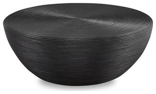 Uttermost Bongo Black Rattan Coffee Table