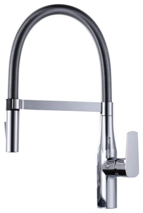 Dowell 8002/016 Series Single Handle Kitchen Faucet/Sprayer Chrome