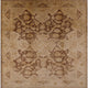 Ahgly Company Indoor Square Mid-Century Modern Area Rugs, 5' Square