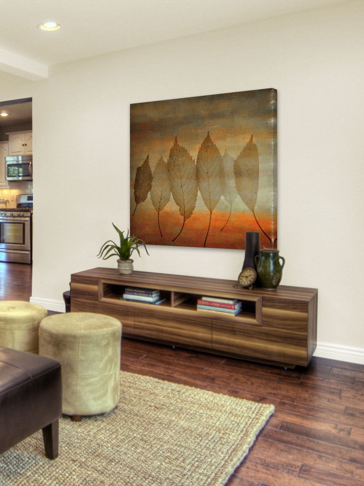 "Leafs" Fine Art Canvas Print, 32"x32"