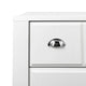 Cleary Contemporary Faux Wood 4 Drawer Dresser, White