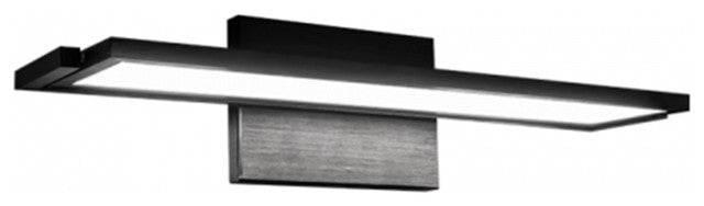 Line 18" LED Bathroom Vanity & Wall Light 3000K, Black