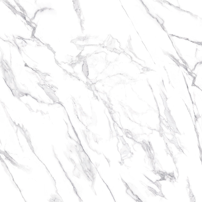 ALETA Dining Set, Marble/White/Grey
