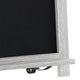 Canterbury Magnetic Chalkboard WithMetal Scrolled Legs, Hang or Countertop Board, 12" X 17" - White Wash