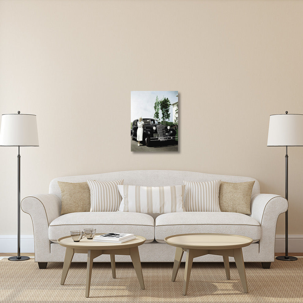 "Jean Harlow" Stretched Canvas Giclee by Hollywood Photo Archive, 23"x30"