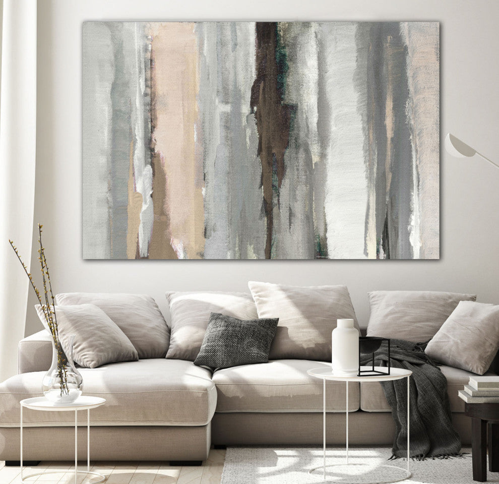 Neutral Splendid Sky Abstract - 72 x 48 by Lanie Loreth