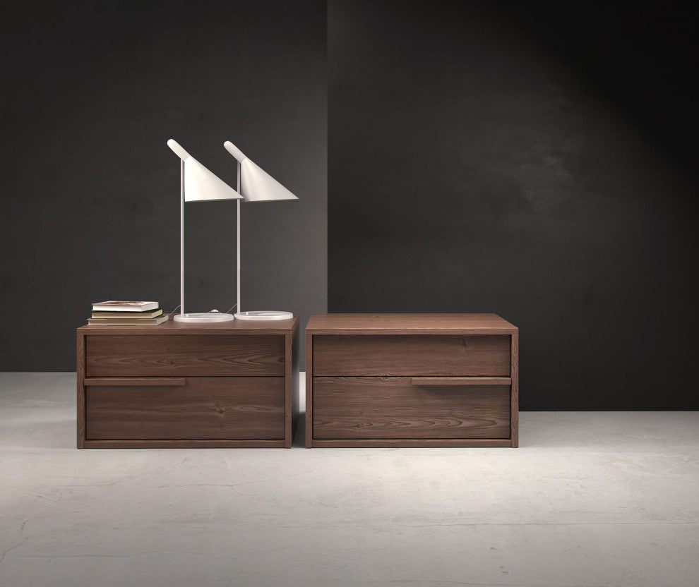 Harrow Nightstand Walnut / Left-Facing