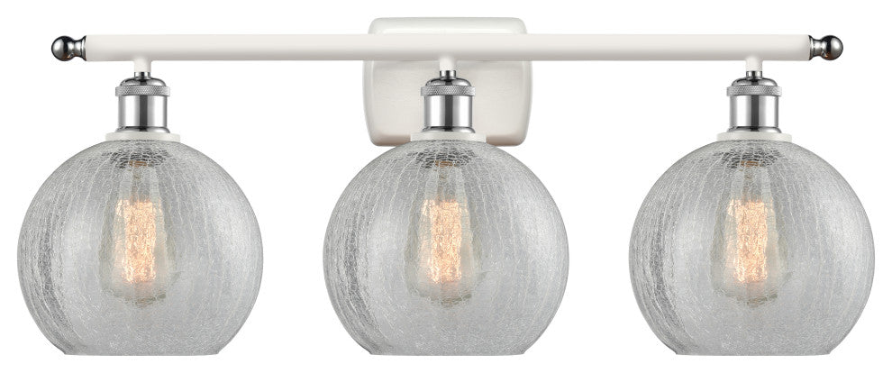 Innovations Lighting 516-3W-WPC-G125-8 Athens 3 Light 26" Bath Vanity Light