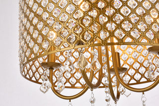 Emelia 17" Flush Mount, Brass