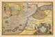 Map of Northwestern Africa - Gallery Wrapped Canvas Art 28" x 42"