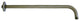 Kingston Brass 17" Rain Drop Shower Arm, Brushed Nickel