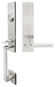Sequoia Lever, Tubular Dummy Handleset, Left Hand, Satin Stainless Steel