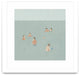"The Swimmers II" Matted and Framed, 36" x 36"