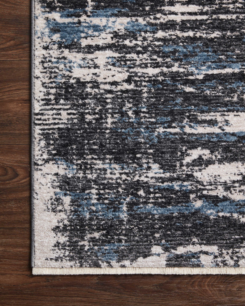 Loloi II Vance Charcoal / Dove 2'-7" X 8'-0" Area Rug