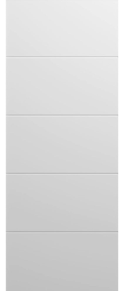 Slab Barn Door 24 x 96, Planum 0770 Painted White, Sliding