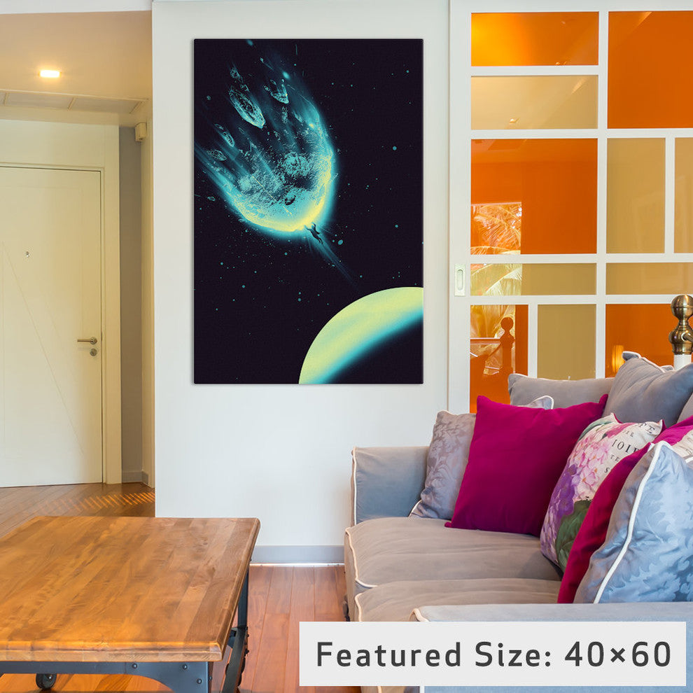 "There Is No Planet To Save" by Nicebleed, 40x26x1.5