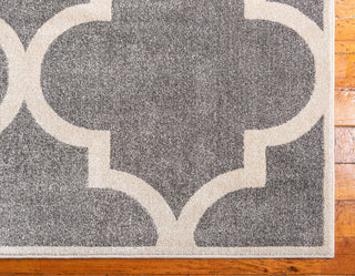 Rug Unique Loom Trellis Gray Rectangular 5' 0 x 8' 0