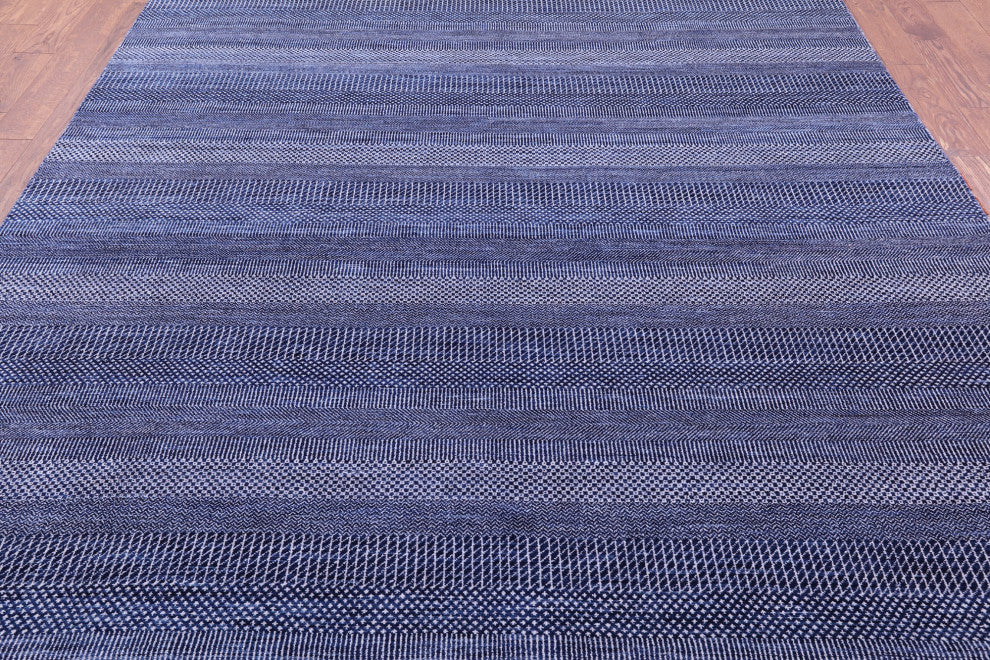 Savannah Grass Handmade Wool and Silk Rug 8' 1" X 10' 3" Q11916