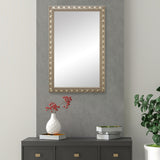 Hillsborough Framed Wall Mirror, Nickel, 34"x44"