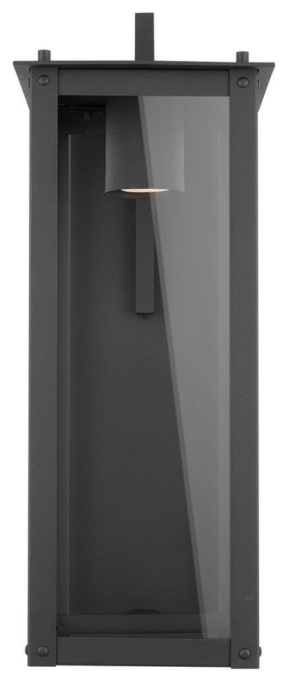 Capital Lighting 934612-GL Hunt 21" Tall LED Outdoor Wall Sconce - Black