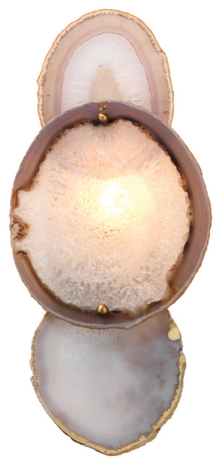 Trinity Wall Sconce, Pale Lavender Agate