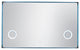 Levitate 70" Mirror, Plated Nickel