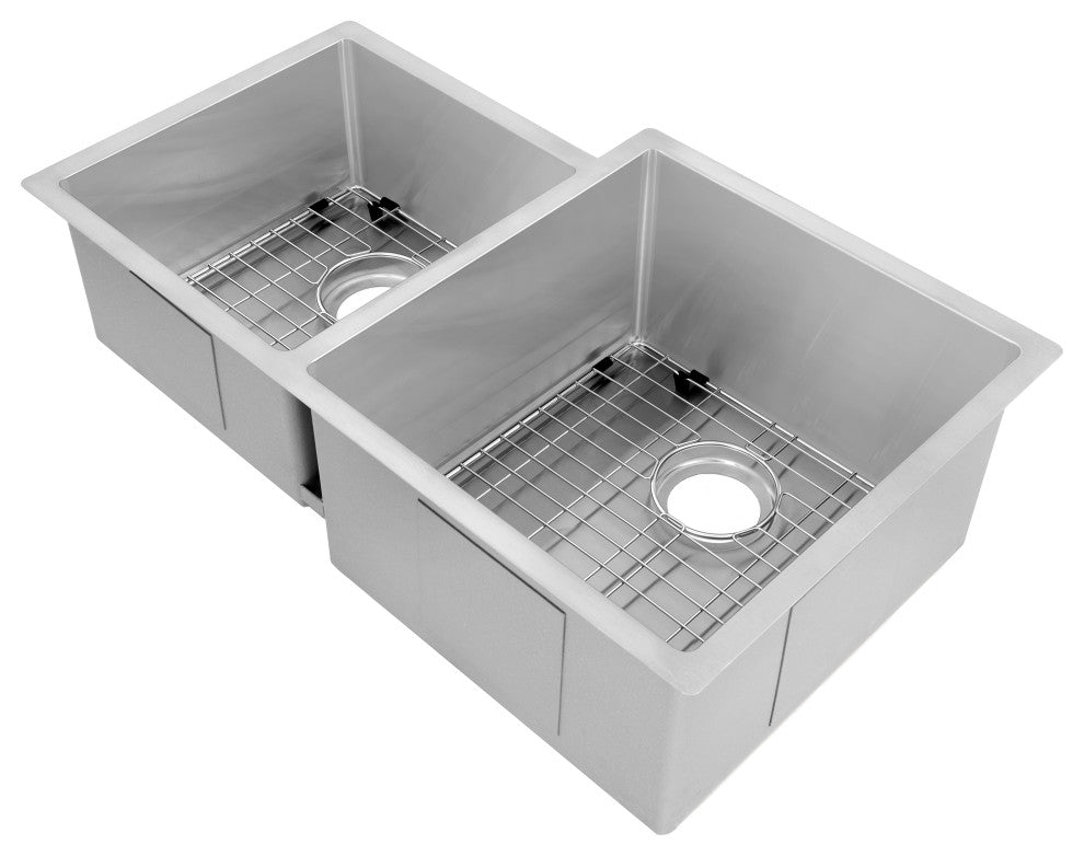 ZLINE 32 In. Under Mount Sink, Stainless Steel, Double Bowl, SRDL-32