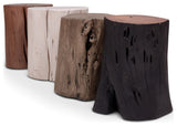 Brooks Solid Wood Stump, Ebonized