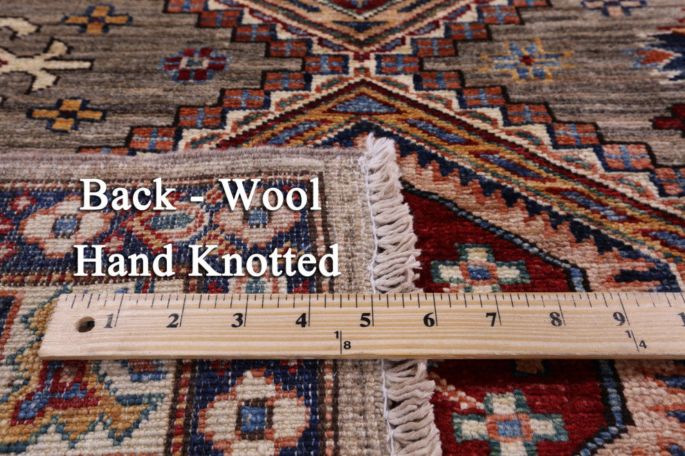 5' 6" X 8' 0" Super Kazak Handmade Rug - Q12347