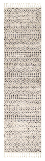 Surya Restoration REO-2311 2'7"x10' Rug, Light Gray/Gray/Cream/Taupe/Black