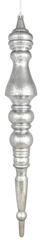 Vickerman N190925D 20" Limestone Mercury Finial, Pack of 2