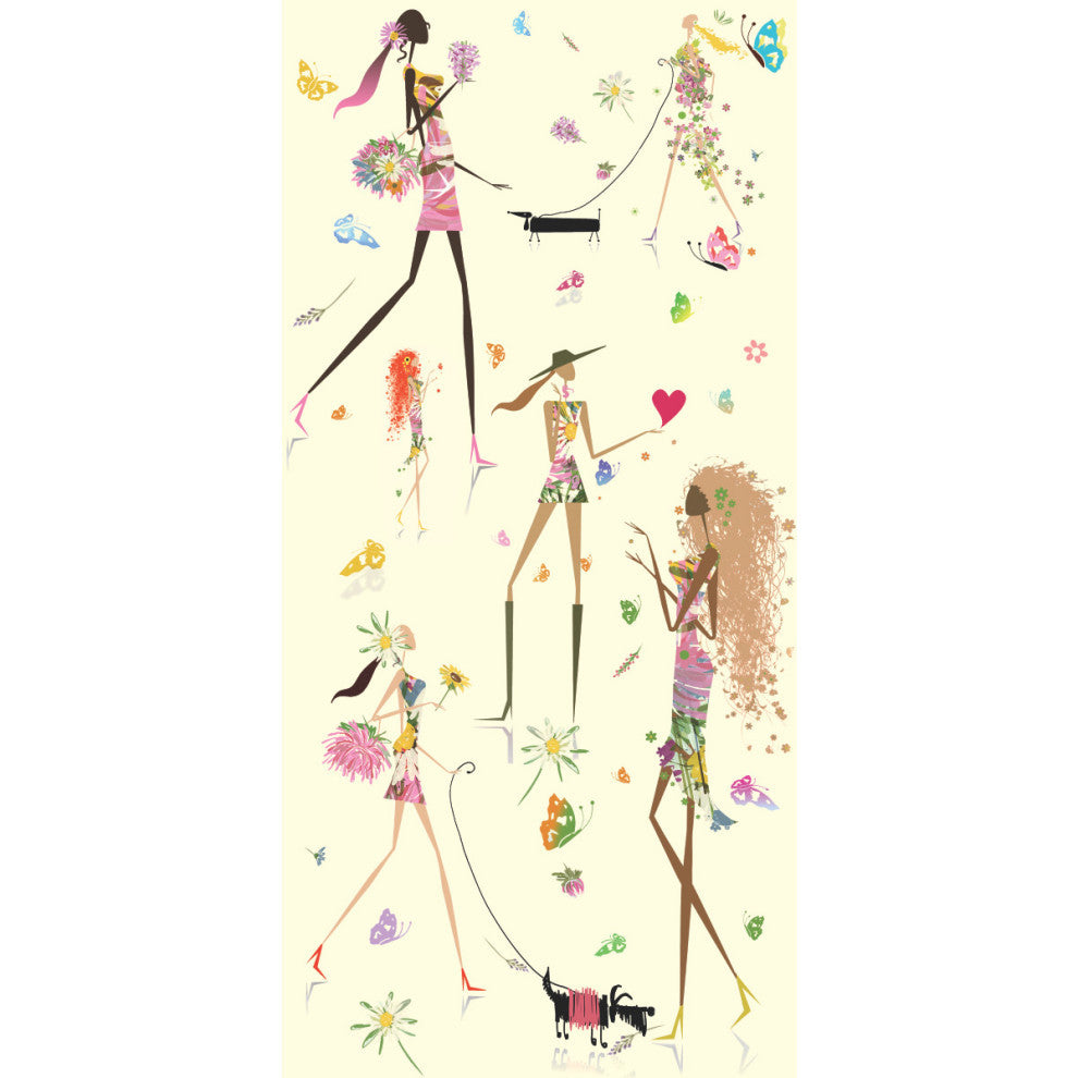 Fun Chic Peel and Stick Wallpaper, Yellow