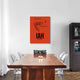 "IAH Houston Airport Orange" Fine Art Print