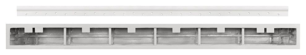 Zachary Non-combustible 72" Shelf Whitewash Finish