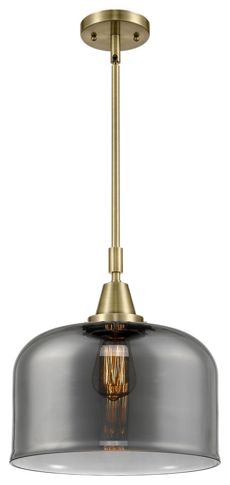 Innovations Lighting 447-1S-AB-G73-L-LED Bell 1 Light 12" Mini Pendant