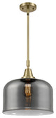 Innovations Lighting 447-1S-AB-G73-L-LED Bell 1 Light 12" Mini Pendant