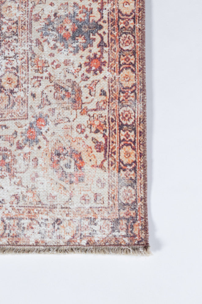 Momeni Chandler Cotton Polyester Traditional Red Rug 7'6" X 9'6"