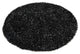 Dior Contemporary Area Rug, Black and White, 7'9" Round