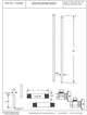 Faucet Kit - 1/2" Ips X 3/8" Od X 20" Bullnose In Oil Rubbed Bronze, Powder Coated White