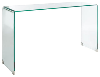Safavieh Huck Tempered Glass Console, Clear